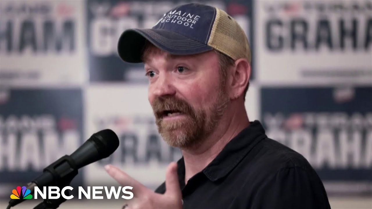 Maine Senate candidate Graham Platner defends his past on campaign trail