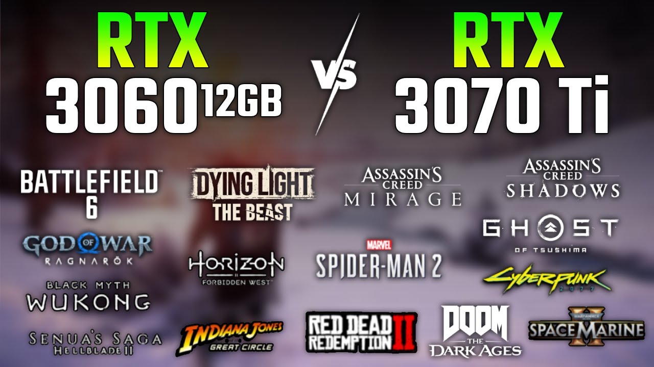 RTX 3060 vs RTX 3070 Ti in 2026 | Test in 15 Games | 1080p - YouTube