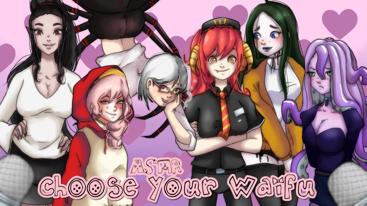 Выбери свою вайфу ASMR