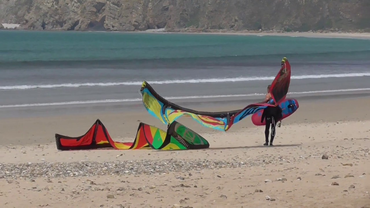 Surfing Presquile De Crozon Plage Goulien 2018 Bretagne Finistère Coldplaywindsurf Kite