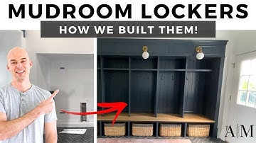 How We Built Our DIY Mudroom Lockers: 6-Minute Step-by-step Timelapse