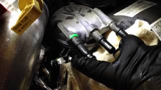 Ford Powerstroke 6.7l Fuel Filter change How to