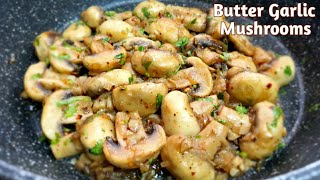 Butter Garlic Mushrooms | Sauteed Mushrooms | Button Mushroom Recipes screenshot 2