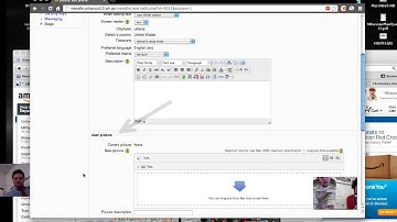 Adding a picture to your Profile in Moodle