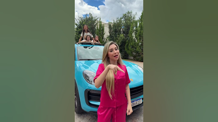 DENTRO DA PORSCHE AZUL!🩵