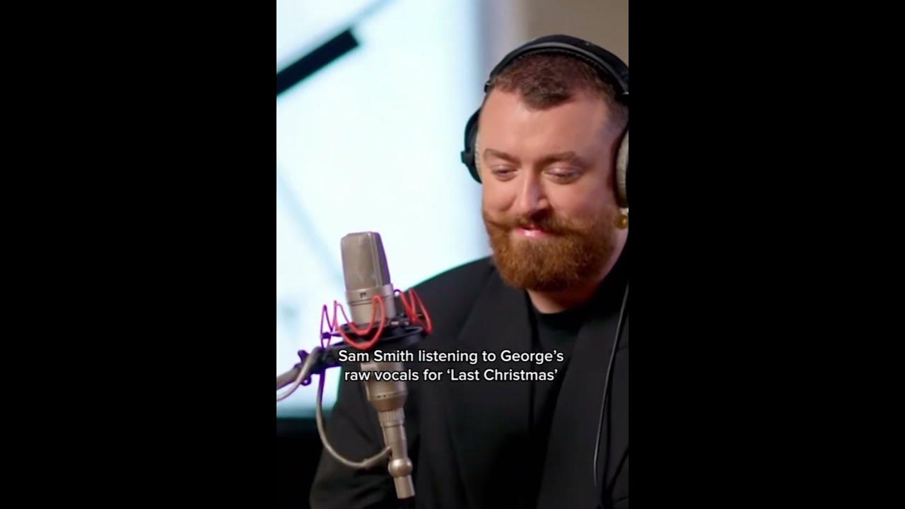 Sam Smith listening to George Michael scene from Last Christmas Unwrapped
