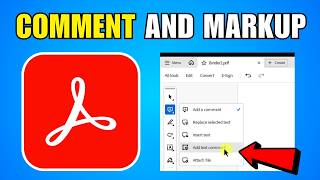 How To Use The Comment And Markup Tools In Adobe Acrobat (2026) (Complete Guide)