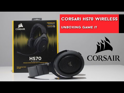 Corsair HS70 Wireless, review y unboxing