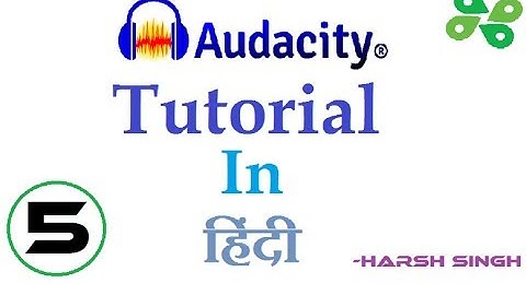 Audacity Tutorial Part-5 Effects On Vocals