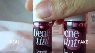 Fake Vs. Real BENEFIT: Bene Tint, Posie Tint & High Beam