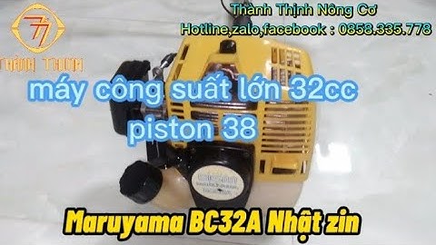 ( đã bán ) Cắt cỏ maruyama BC32A công suất lớn 32cc Nhật nguyên zin