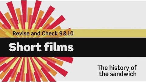 English File 3rdE - Elementary - Revise and Check 9&10 - Short Film: The history of the sandwich