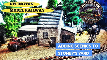 DYLINGTON MODEL RAILWAY - DYLANS OO9 LAYOUT BUILD EPISODE 15 - ADDING SCENICS TO STONEY’S YARD.