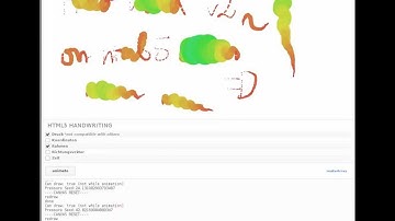 HTML5 Handwriting data visualization with canvas