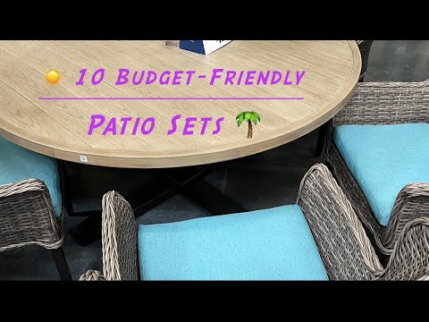 10 Budget-Friendly Patio Sets - Home Depot spring bargains homedepot by Coastal Diva