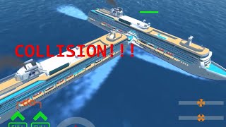 App Ship handling: a ship Island princess crash into cruise ship screenshot 1