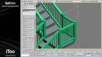 DEMO: Creating a stair handrail in 3ds Max