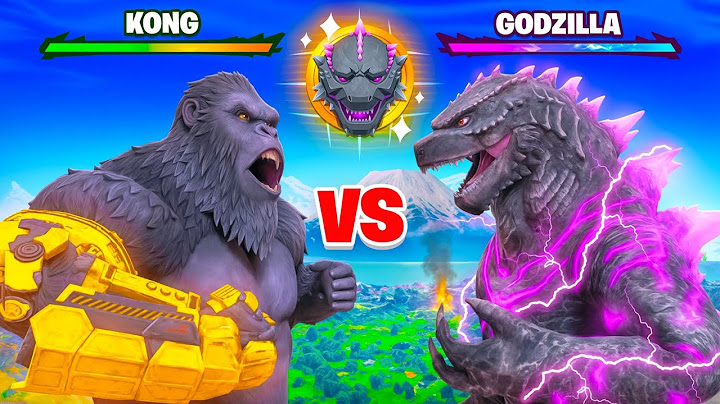 GODZILLA VS KONG Boss Challenge In Fortnite