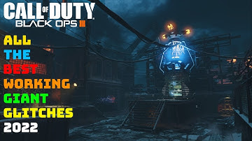 BO3 Zombies: All The Best Working Giant Glitches 2022