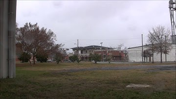 CSX GP40-2 6141 leads CSX A783-08 through downtown Valdosta, GA