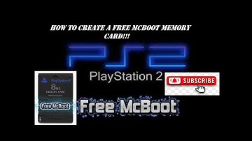 How to create a Free Mcboot Memory card for Playstation 2 Fat Models!