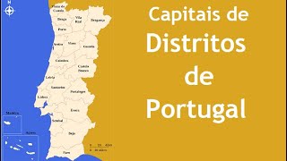 Portugal — Capitais de Distrito