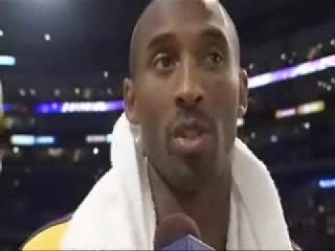 Kobe Bryant Interview Following Barcelona Pre-Seas...