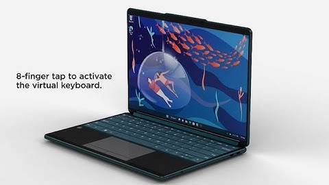 Explore more possibilities with Lenovo Yoga Book 9i (2023) virtual keyboard