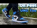 Jordan 1 UNC Toe / On Feet