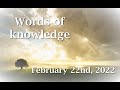 Words of knowledge - Living for God, friendship with the world