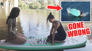 We Played Chess On Water To Help MrBeast Save The Ocean #TeamSeas