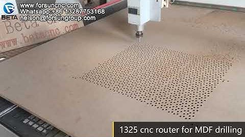 FORSUN 1325 CNC Router woodworking machine for drilling holes
