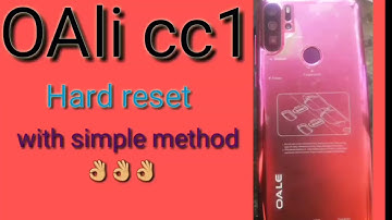 Oali Cc1 hard reset with simple method👌/////