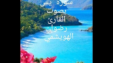 سورة _ يس بصوت القارئ: رضوان الهويشمي.