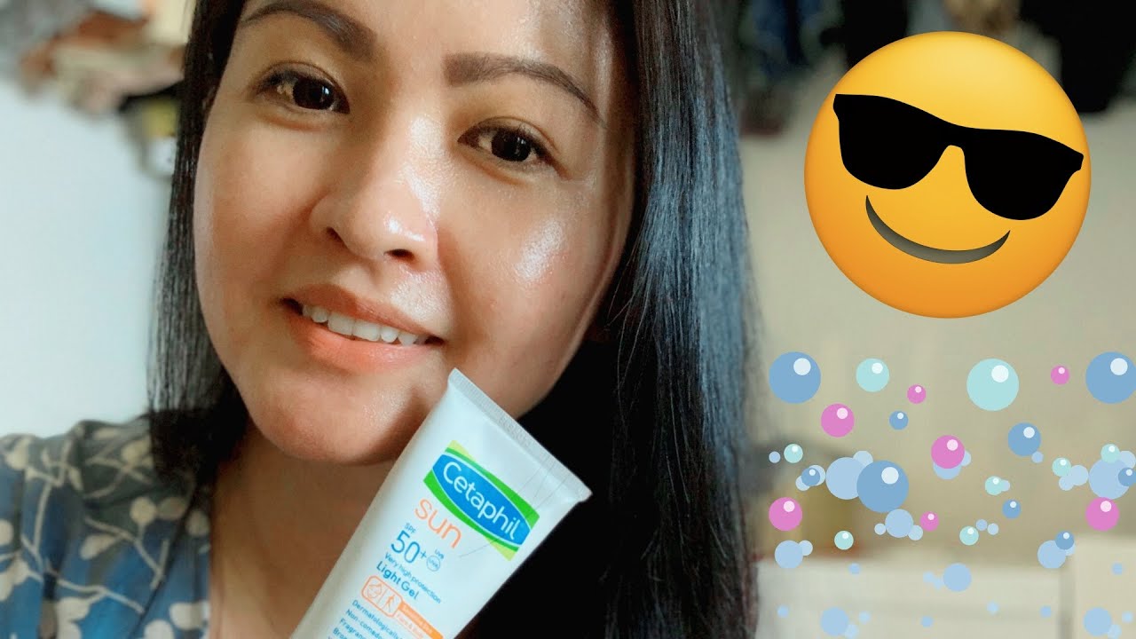 Cetaphil Light Gel Sunscreen - Review - YouTube