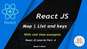 React js tutorials part-6 | map in react js | lists and keys in react