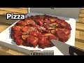 Eating Pizza in Minecraft