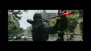 The Gecko Rides Along With Black Widow (Ad -- GEICO Insurance)