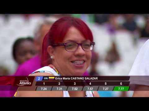 Erica Maria Castano Salazar | Silver – Women’s ShotPut F55 Final | 2017 World Para Athletics