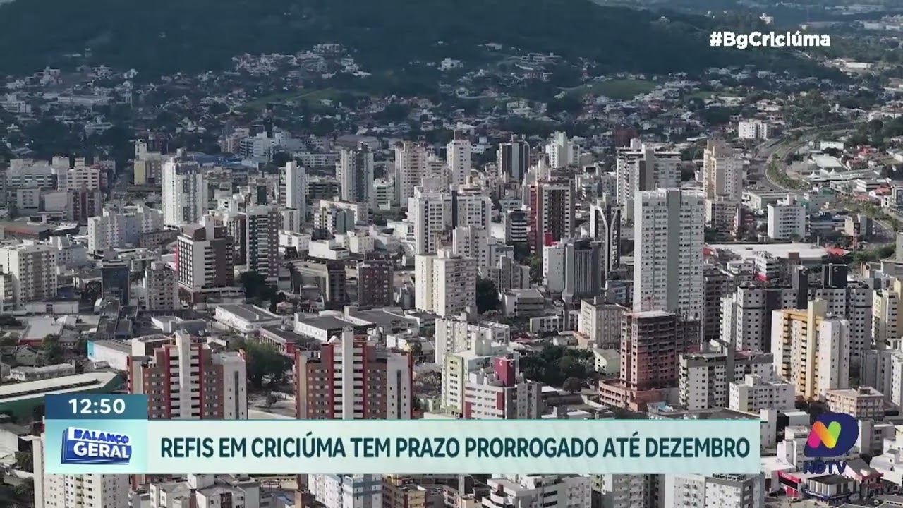 Refis de Criciúma tem prazo prorrogado até 23 de dezembro