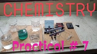 Chemistry practical 7 class 9 | Electroplating | To identify electrolyte/non electrolyte | OnlineSFS