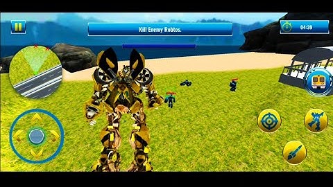 Bumblebee * Mega Robot Transformation War: Train Robot Games * Android Gameplay