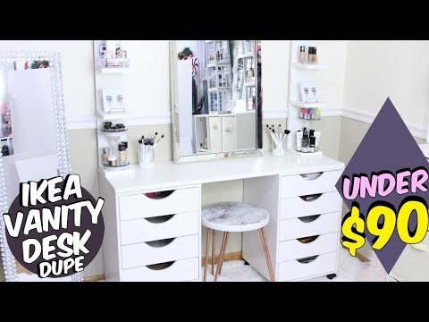 Ikea Alex Desk Dupe Diy Under 90 Youtube