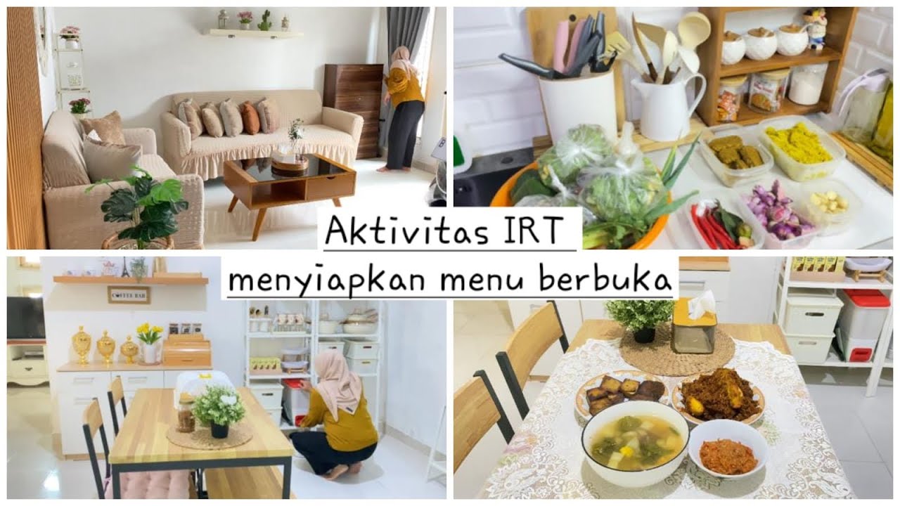 Beres beres rumah || Masak menu untuk berbuka 