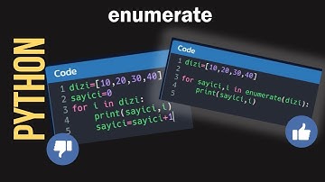 Python range, zip, enumerate fonksiyonlarının for Döngüsü İle Birlikte Kullanımı