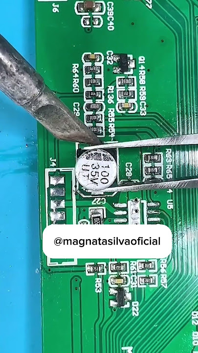 COMO DESSOLDAR UM CAPACITOR SMD DA PLACA