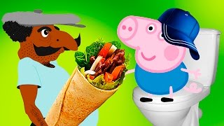 Свинка Пеппа мультфильм на русском Джордж купил Шаурму Отравился и Болит Животик все серии подряд Свинка Пеппа мультфильм на русском Джордж купил Шаурму Отравился и Болит Животик все серии подряд