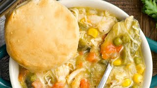 Melt-in-Your-Mouth Slow Cooker Chicken Pot Pie