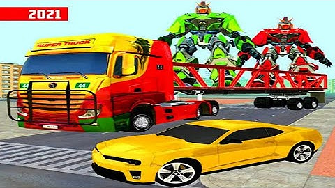 Multi Robot Construction Transform: Robot Transportation Game 2021 #2 - Android Gameplay