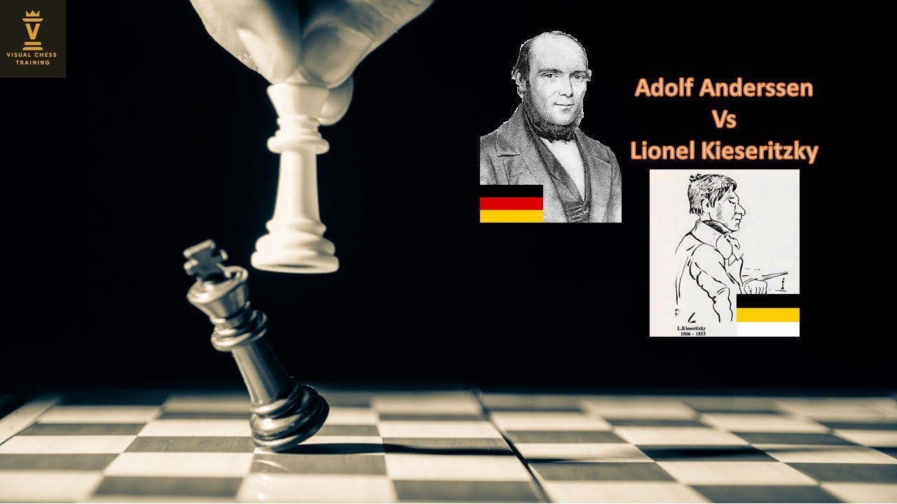 Famous Chess Game 1851: The Immortal Game - Adolf Anderssen vs Lionel  Kieseritzky 